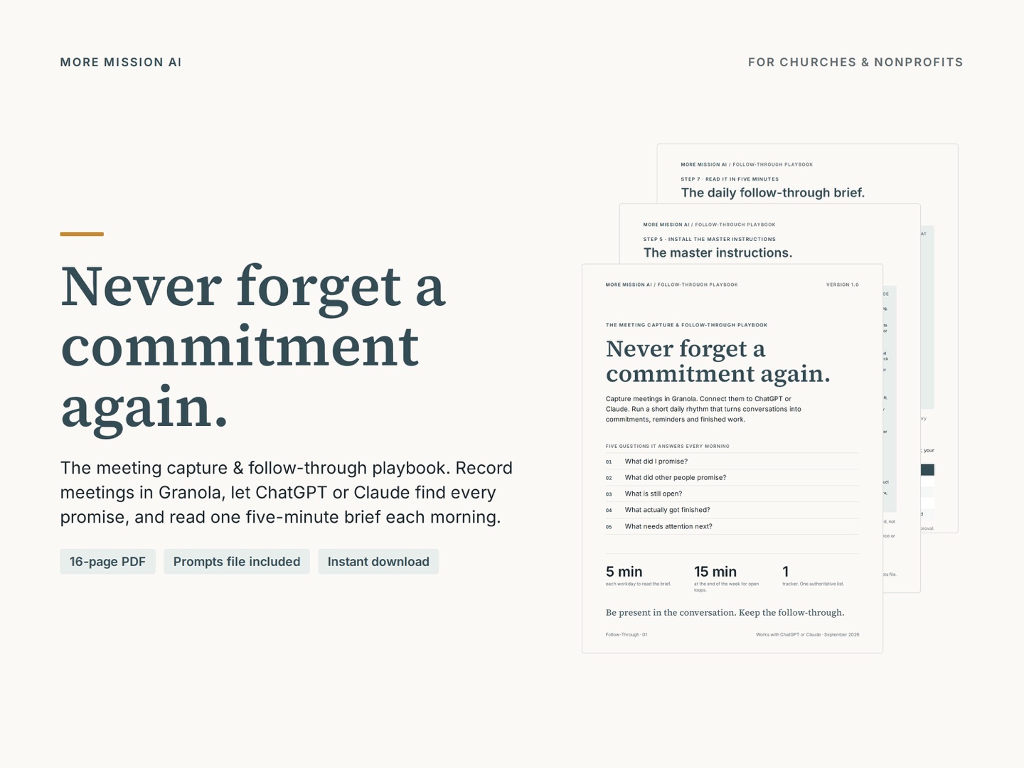 Never Forget a Commitment guide preview