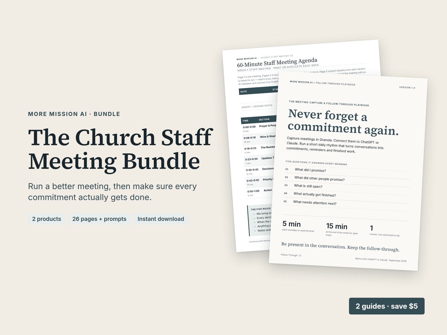 The Meeting Bundle guide preview